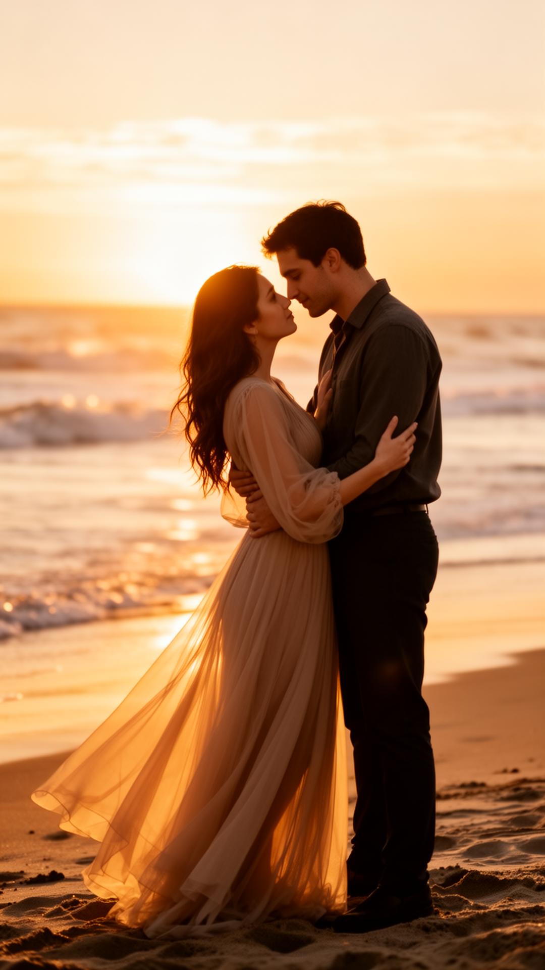 Couple at sunset